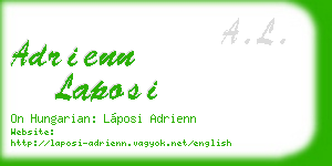 adrienn laposi business card